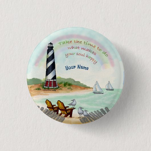 Badge Rond 2,50 Cm Bouton Destiny (Devant)