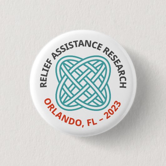 Badge Rond 2,50 Cm Bouton d'événement RAR 2023 (Devant)