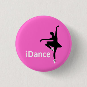 Badge Rond 2,50 Cm bouton d'iDance (je danse)