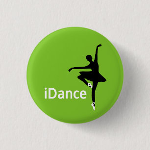 Badge Rond 2,50 Cm bouton d'iDance (je danse)