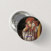 Badge Rond 2,50 Cm Bouton d'Ikeda (de la réalité cauchemardesque) (Devant & derrière)