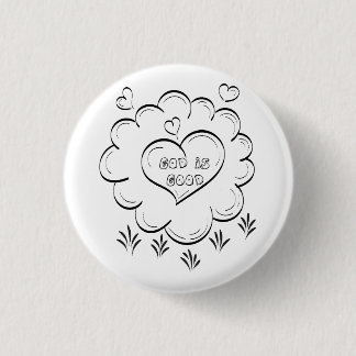 Badge Rond 2,50 Cm Bouton d'illustration du texte biblique