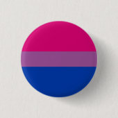 Badge Rond 2,50 Cm Bouton d'indicateur de la fierté bisexuelle (Devant)
