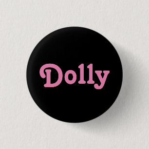 Badge Rond 2,50 Cm Bouton Dolly