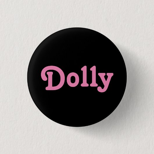 Badge Rond 2,50 Cm Bouton Dolly (Devant)