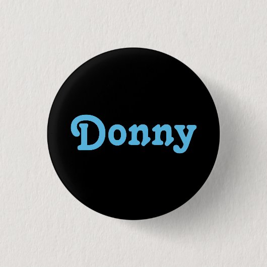 Badge Rond 2,50 Cm Bouton Donny (Devant)