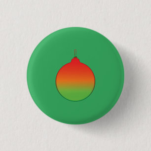 Badge Rond 2,50 Cm Bouton d'ornement de boule de Noël