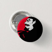 Badge Rond 2,50 Cm Bouton Dracula à l'étranger (Devant & derrière)