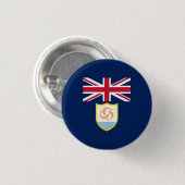 Badge Rond 2,50 Cm Bouton Drapeau Anguilla Patriotique (Devant & derrière)