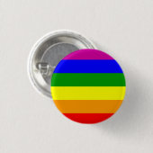 Badge Rond 2,50 Cm Bouton/drapeau de gay pride (Devant & derrière)