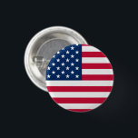 Badge Rond 2,50 Cm Bouton Drapeau USA Patriotic<br><div class="desc">USA Flag Buttons - United States of America - American Flag - Patriotic - fête d'indépendance - 4 juillet - Personnalisable - Choisissez / Ajoutez votre texte / couleur / image unique - Faites votre cadeau de bouton spécial - Redimensionnez et déplacez ou supprimez et ajoutez des éléments / image...</div>