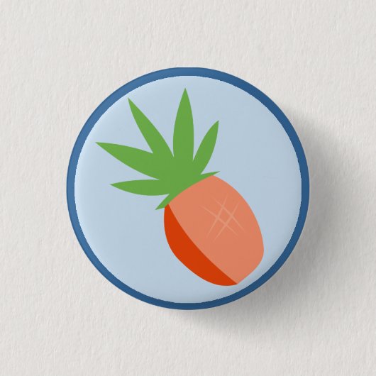Badge Rond 2,50 Cm bouton du club 1,25 d'ananas de r/Trees" (Devant)