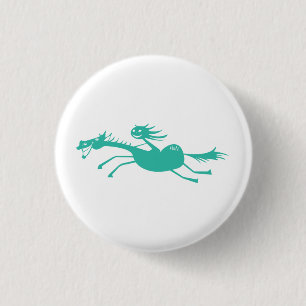 Badge Rond 2,50 Cm Bouton du logo de signature HWN