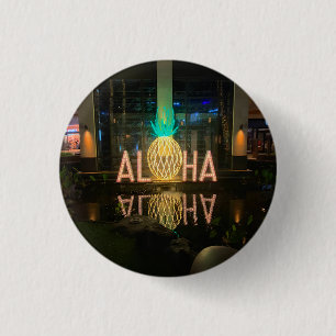 Badge Rond 2,50 Cm Bouton du signe Aloha #1