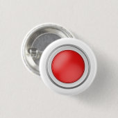 Badge Rond 2,50 Cm Bouton d'urgence rouge arrondi (Devant & derrière)