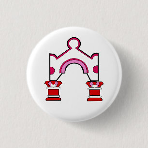 Badge Rond 2,50 Cm Bouton éclectique de Chambres de Robert Venturi (