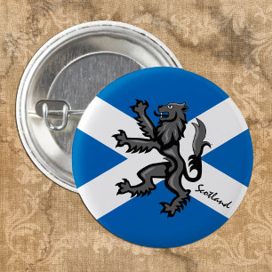 Badge Rond 2,50 Cm Bouton écossais, Drapeau écossais patriotique, Ram