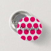 Badge Rond 2,50 Cm Bouton Elizabeth (Devant & derrière)