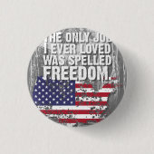 Badge Rond 2,50 Cm Bouton – Emploi Liberté (Devant)