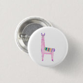 Badge Rond 2,50 Cm Bouton en lama mignon, épingle (Devant & derrière)