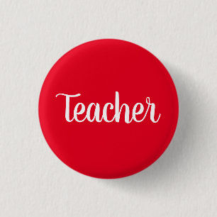 Badge Rond 2,50 Cm bouton enseignant