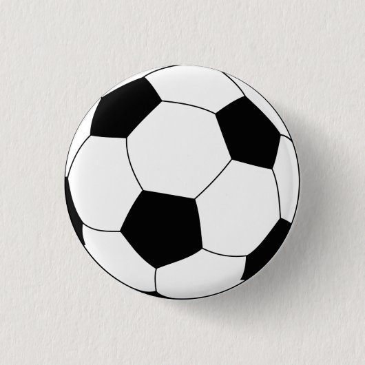 Badge Rond 2,50 Cm Bouton épingle rond de balle de football (Devant)