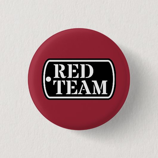 Badge Rond 2,50 Cm Bouton Équipe rouge (Devant)