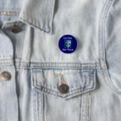 Badge Rond 2,50 Cm Bouton étranger ! (En situation)