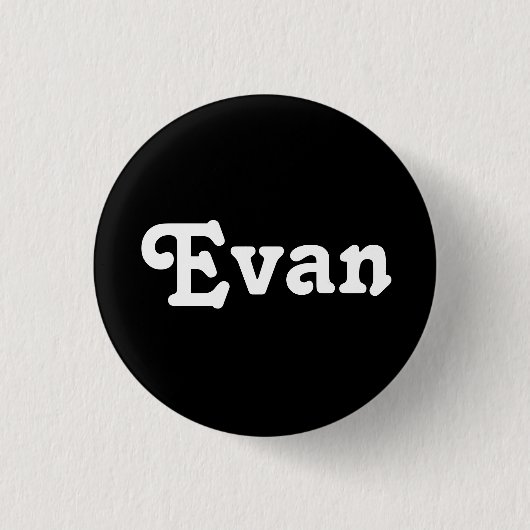 Badge Rond 2,50 Cm Bouton Evan (Devant)