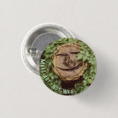 Badge Rond 2,50 Cm Bouton "Faire de l'art" (Devant & derrière)