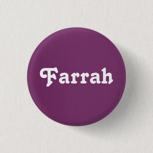 Badge Rond 2,50 Cm Bouton Farrah