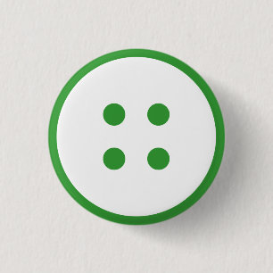 Badge Rond 2,50 Cm Bouton Faux