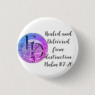 Badge Rond 2,50 Cm Bouton FD