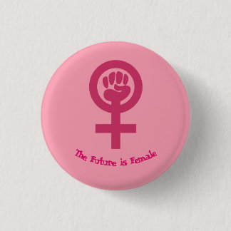Badge Rond 2,50 Cm Bouton féministe