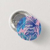 Badge Rond 2,50 Cm Bouton Fier (Devant & derrière)