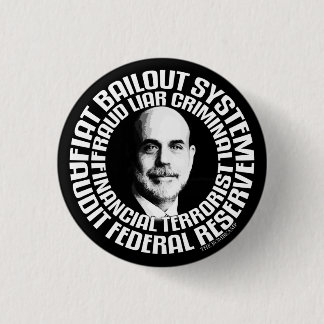 Badge Rond 2,50 Cm Bouton financier de terroriste