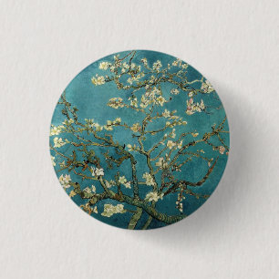 Badge Rond 2,50 Cm Bouton Fleur d'amande