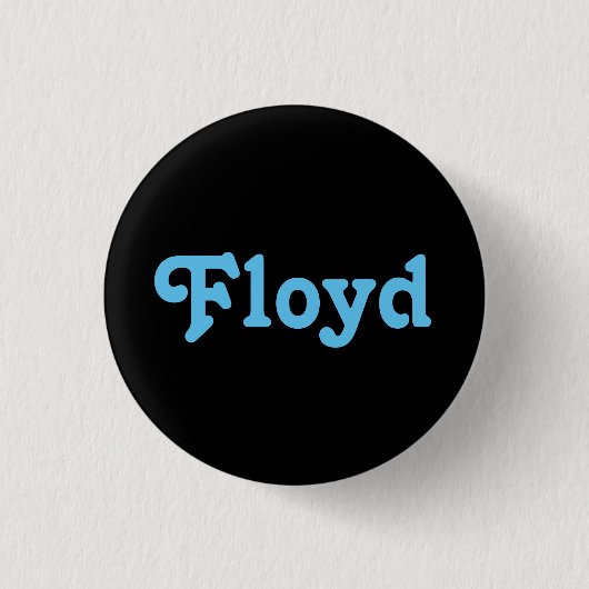 Badge Rond 2,50 Cm Bouton Floyd (Devant)