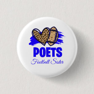 Badge Rond 2,50 Cm Bouton Football Poets - Personnalisable