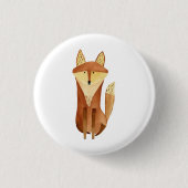 Badge Rond 2,50 Cm Bouton Fox (Devant)