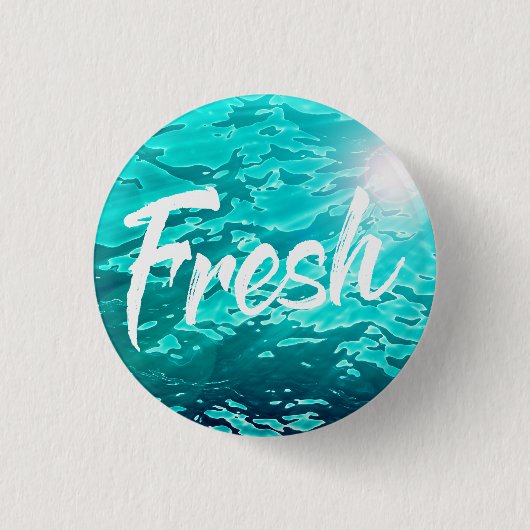 Badge Rond 2,50 Cm Bouton frais (Devant)