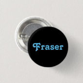 Badge Rond 2,50 Cm Bouton Fraser (Devant & derrière)