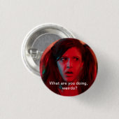 Badge Rond 2,50 Cm Bouton freaked- d'Eliza (Devant & derrière)