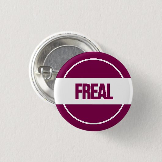 Badge Rond 2,50 Cm Bouton Freal (Devant & derrière)