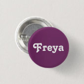 Badge Rond 2,50 Cm Bouton Freya (Devant & derrière)