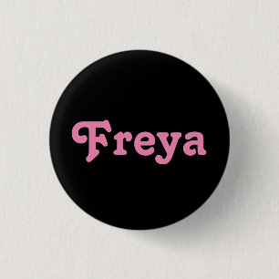 Badge Rond 2,50 Cm Bouton Freya