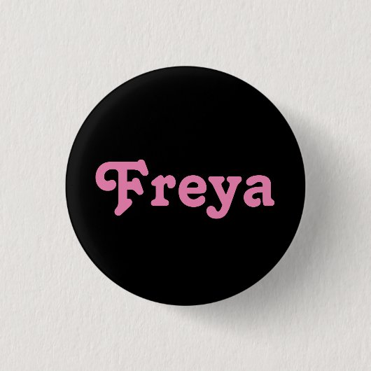 Badge Rond 2,50 Cm Bouton Freya (Devant)