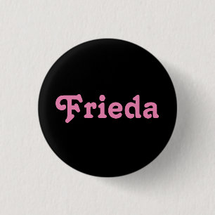 Badge Rond 2,50 Cm Bouton Frieda