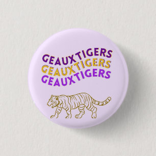 Badge Rond 2,50 Cm Bouton Gameday LSU