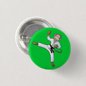 Badge Rond 2,50 Cm Bouton Garçon singe (Devant & derrière)